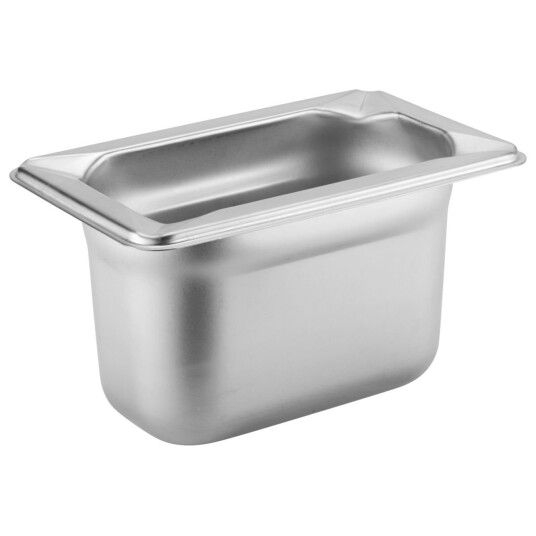 PULSIVA Kantine Profi GN 1/9; Størrelse GN 1/9, 0.9l, 17.6x10.8x10 cm (LxBxD); Stålgrå