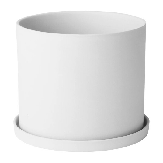 blomus Nona krukke Ø15 cm Hvit blomus Nona krukke Ø15 cm Hvit