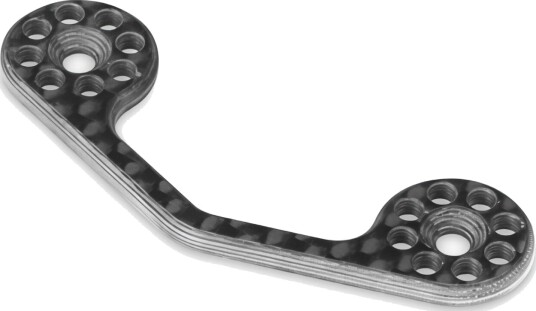 Xray XR-353562 Carbon Rear Wing Shim 41mm Hole Spacing