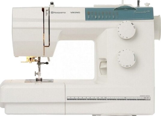 Husqvarna Viking Emerald 116 Symaskin 16 sømmer 60 funksjoner Hvit