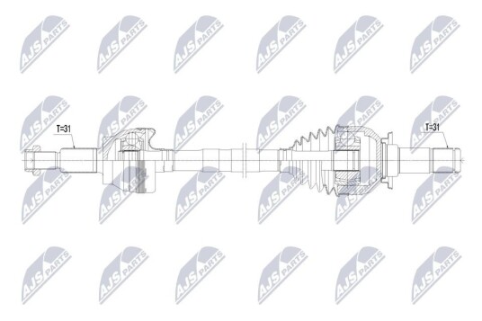 Nty Drivaksel NTY NPW LR 059 Nty Drivaksel NTY NPW LR 059