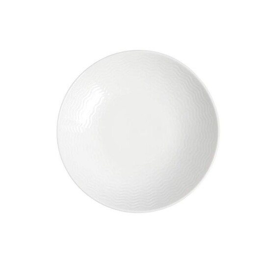 Porsgrund Bølge Hvitt Dyp Tallerken 24 cm Porsgrund Bølge Hvitt Dyp Tallerken 24 cm