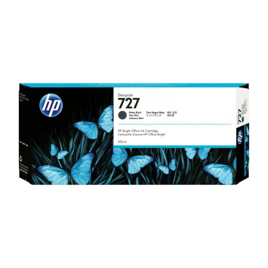 HP 727 / C1Q12A Matte Black - Blekkpatron Matt svart HP 727 / C1Q12A Matte Black - Blekkpatron Matt svart