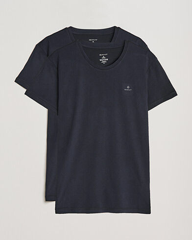 GANT 2-Pack Crew Neck T-Shirt Black
