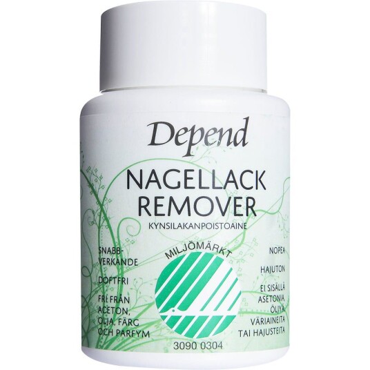 Depend Ecolabelled Svanen Remover DipIn 75 ml Depend Ecolabelled Svanen Remover DipIn 75 ml