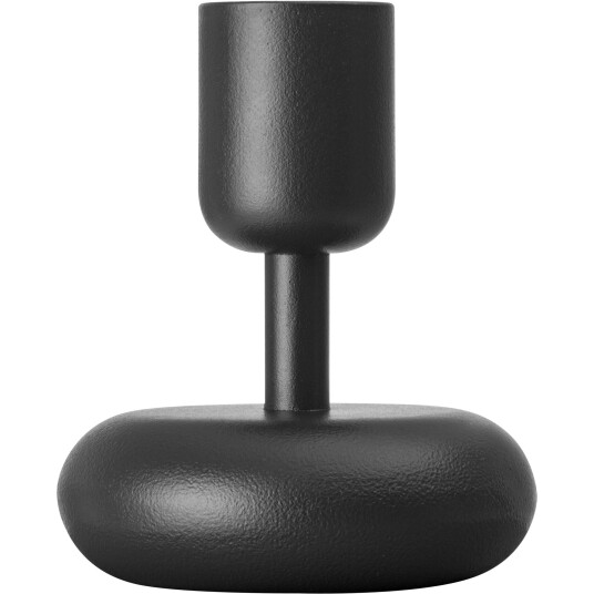 Iittala Nappula Lysestake 107 mm Mørkegrå Stål