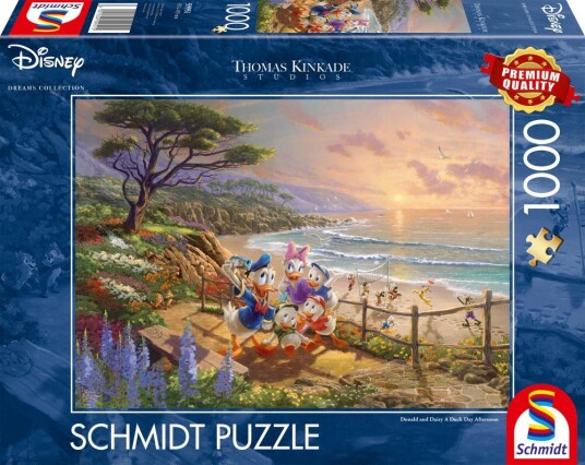 Disney Donald & Daisy Thomas Kinkade Puslespill 1000 brikker Schmidt