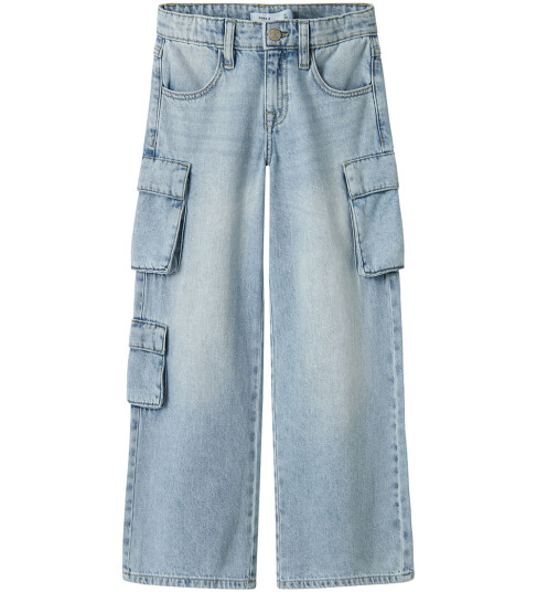 Name It Nkfbella Wide Cargo Jeans 8772 Be Noos Blue 122 Name It Nkfbella Wide Cargo Jeans 8772 Be Noos Blue 122