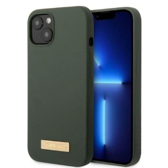 Guess iPhone 13 Hard Deksel med MagSafe Grønn/Khaki