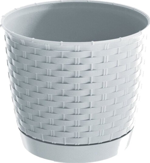 Prosperplast Rund Potte Ratolla Round Drlo165-S449 Hvit 16,50X14 Cm