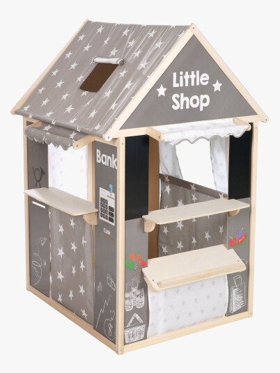 Roba Wooden Play House Combination Usable As Play Shop Multi/patterned 128x94.5x82.5cm Roba Wooden Play House Combination Usable As Play Shop Multi/patterned 128x94.5x82.5cm