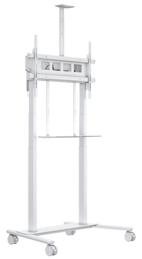 Multibrackets M Floorstand XL - vogn - motorisert - for LCD-TV - hvit