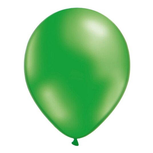 Ballongkungen AB Ballonger Grønne Metallisk - 100-pakning