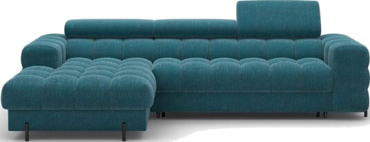 Hjørnesofa Eltap Felro 285x181x93 cm Amore 40 Blå Venstre