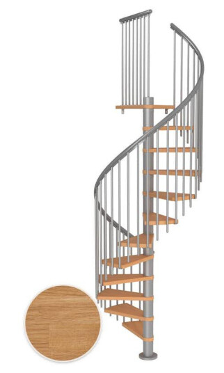 Spiraltrapp Dolle Montréal Eik Oljet Classic 4 Spiraltrapp Dolle Montréal Eik Oljet Classic 4