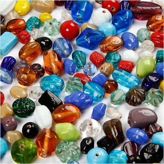 Glassperlemiks Creativ Company Ass Farger Str 7 18 mm Hullstr 1 mm 1000 g/1 Pk