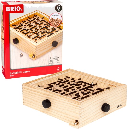 Brio 34000 Labyrintspill i Tre for Barn - Ferdighetsspill Brio 34000 Labyrintspill i Tre for Barn - Ferdighetsspill