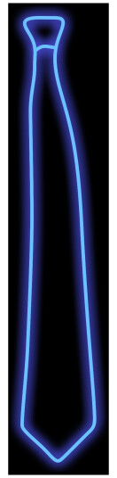 Catsson Int Group LTD El Wire LED Slips - Blå