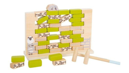 Small Foot - Wooden Wobble Wall Game Small Foot - Wooden Wobble Wall Game