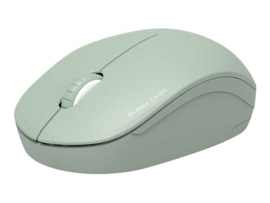 Port Connect Collection - Mus - Høyre- Og Venstrehåndet - Optisk - 3 Knapper - Trådløs - 2.4 Ghz - Usb / Usb-C Wireless Receiver - Oliven