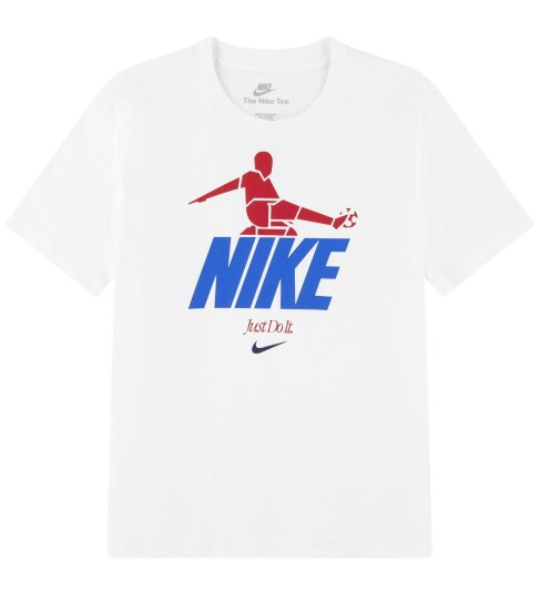 Nike T-skjorte - Sykkel Kick - Hvit - Nike - 7 år (122) - T-skjorte