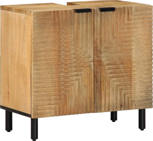 Vidaxl Servantskap brun 62x33x58 cm heltre mango 4017739