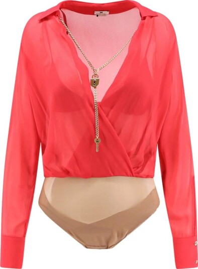 Elisabetta Franchi Dame Topper Rød XS,