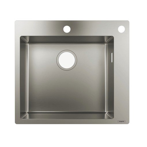 Hansgrohe kjøkkenvask 55x50 cm, rustfritt stål Hansgrohe kjøkkenvask 55x50 cm, rustfritt stål