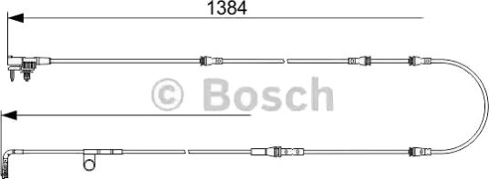 Slitasjevarsler bremseklosser BOSCH 1 987 473 582 Slitasjevarsler bremseklosser BOSCH 1 987 473 582