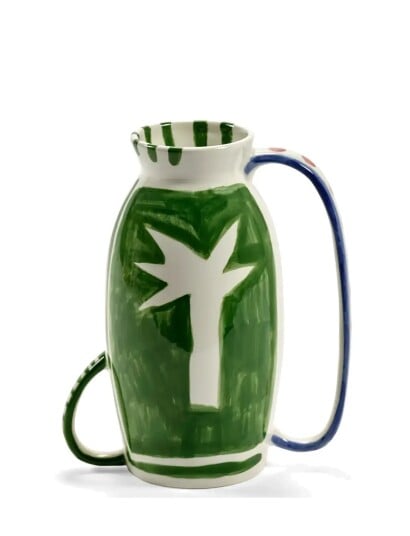 Serax Vase Cocona Mix Santiago De Borja   Green   H:24.5CM