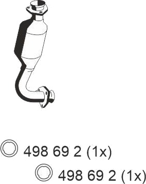 Fremre eksospotte ERNST 116091
