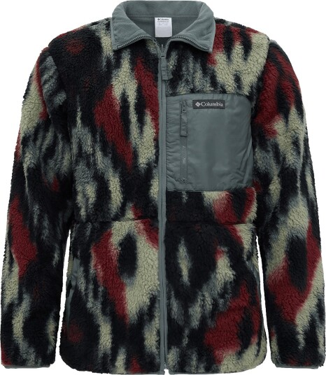 Columbia Sportswear Winter Pass Reversible Fleece RED OXIDE SEDONA SAGE FULL BLUR SEDONA M