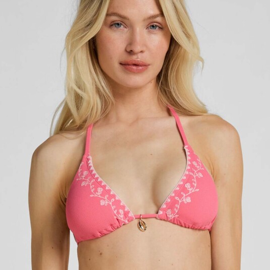 Hunkemöller Palma bikinitopp uten bøyle pink Størrelse: L Kvinner Hunkemöller Palma bikinitopp uten bøyle pink Størrelse: L Kvinner