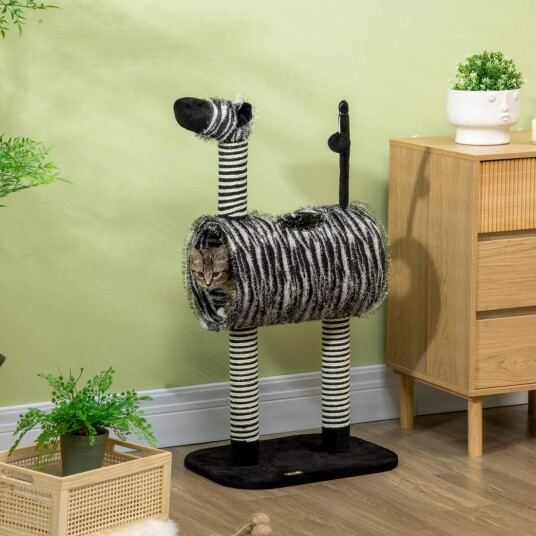 Zebraklotre Med Klatretunnel 93Cm