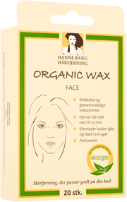 Hanne Bang Økologisk Wax Face 20 stk. Hanne Bang Økologisk Wax Face 20 stk.
