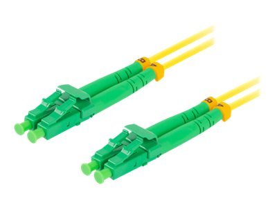 Lanberg - Koblingskabel - Lc/Apc-Enkeltmodus (Hann) Til Lc/Apc-Enkeltmodus (Hann) - 1 M - 3 Mm - Fiberoptisk - Dupleks - 9 / 125 Micron - G.657.A1 - Halogenfri - Gul - For P/N: Fp-Lcap-Se11-0020-Ye