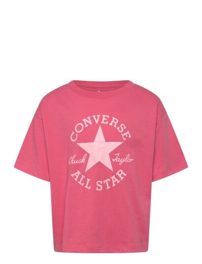 Converse Cnvg S/S Dissected Ctp T Shirt Red 140/152 Converse Cnvg S/S Dissected Ctp T Shirt Red 140/152