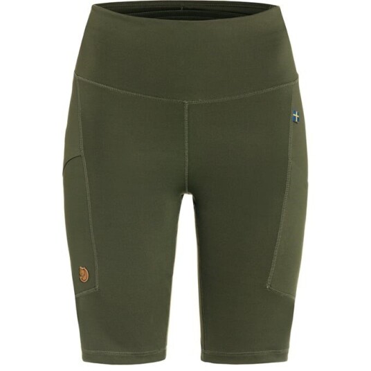 Fjellreven Abisko Short Tights, Dame Deep Forest XL