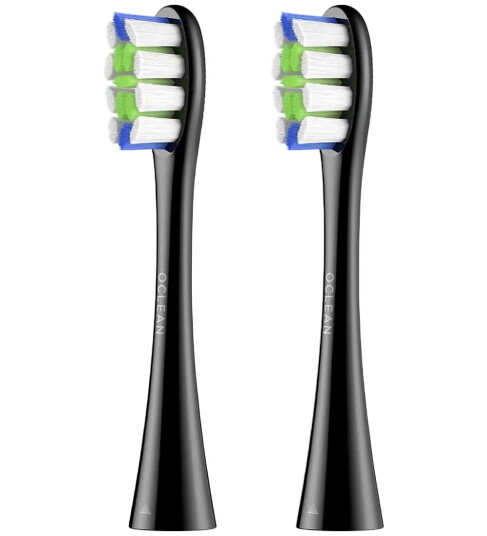 OCLEAN PROFESSIONAL CLEAN BØRSTEHODER 2 STK, SVART