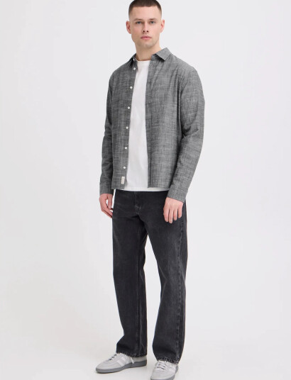 Blend Bhdaris Slub L/S Grey XL Blend Bhdaris Slub L/S Grey XL