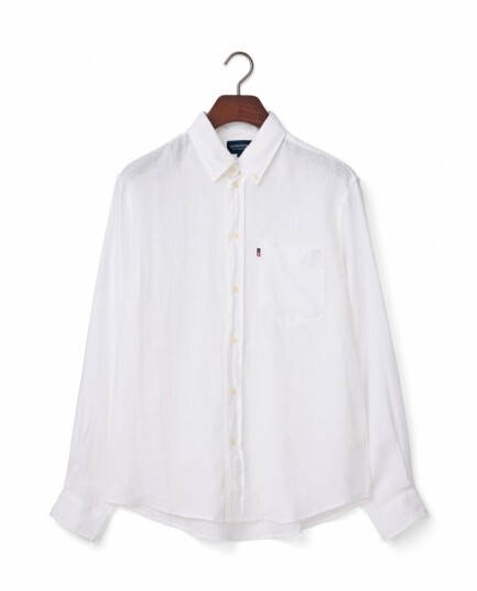 Lexington Clothing Casual Linen B.d Shirt - White - M