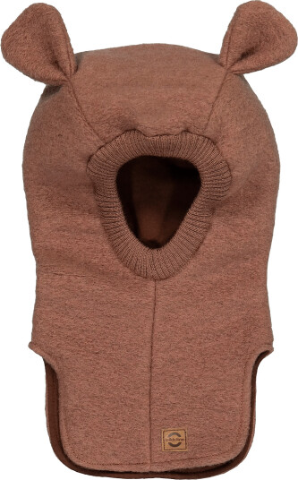 Mikk line Airwool Balaclava W Ears Brown 62/68 Mikk line Airwool Balaclava W Ears Brown 62/68