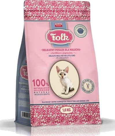 Folk Kitten Kanin Lam Tørrfôr 1.6 kg