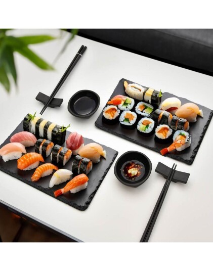 Sushi Set for To i God Kvalitet 8 Deler Sushi Set for To i God Kvalitet 8 Deler
