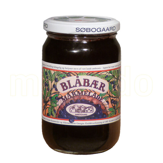 Søbogaard Blåbærmarmelade 400g