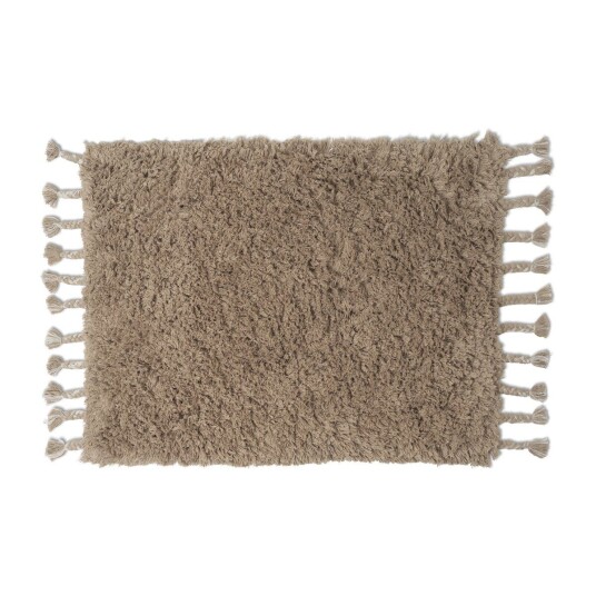 ferm LIVING Amass long pile teppe 70 x 50 cm White Pepper
