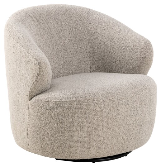 BRIXX LIVING Westport Loungestol m. snu funksjon, Beige stoff Unoliving