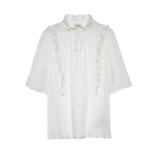 Zadig & Voltaire Tenk Silkblouse Hvit M