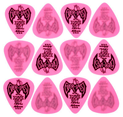 Ernie Ball Everlast Picks 0,60 mm Rosa