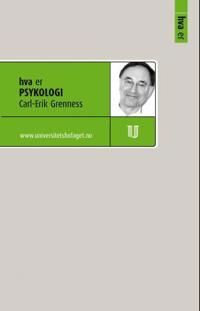 Hva Er Psykologi Av Carl Erik Grenness